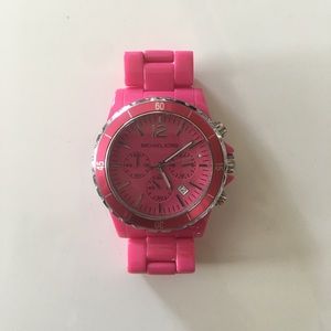 Pink Michael Kors watch